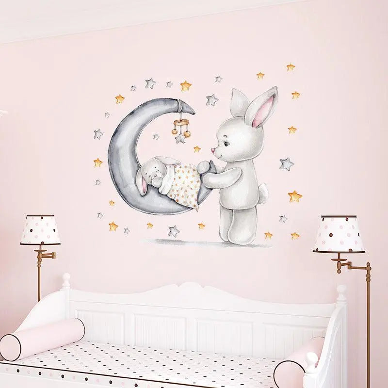 Sweet Dreams Bunny Wall Sticker Easy do Wall do