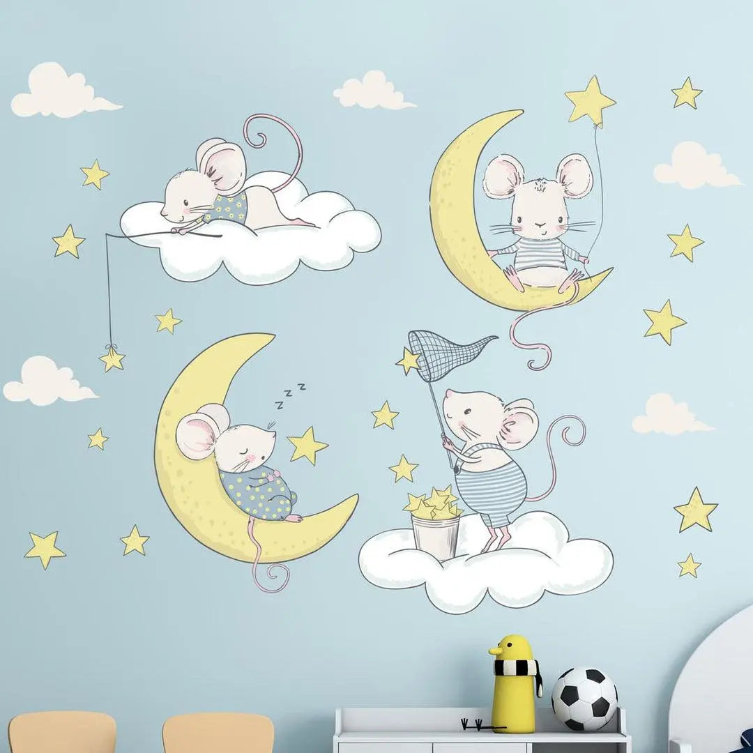 Sweet Dreams Mouse Wall Stickers Easy do Wall do