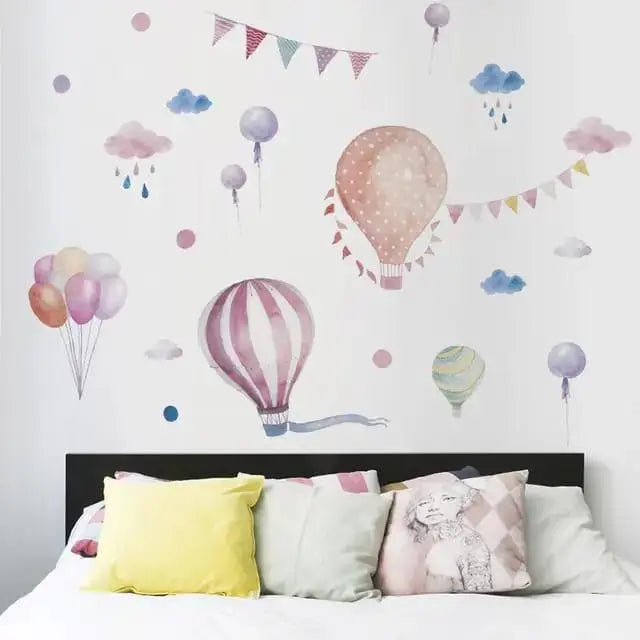 Dreamy Hot Air Balloon Wall Stickers - Easy do Wall do