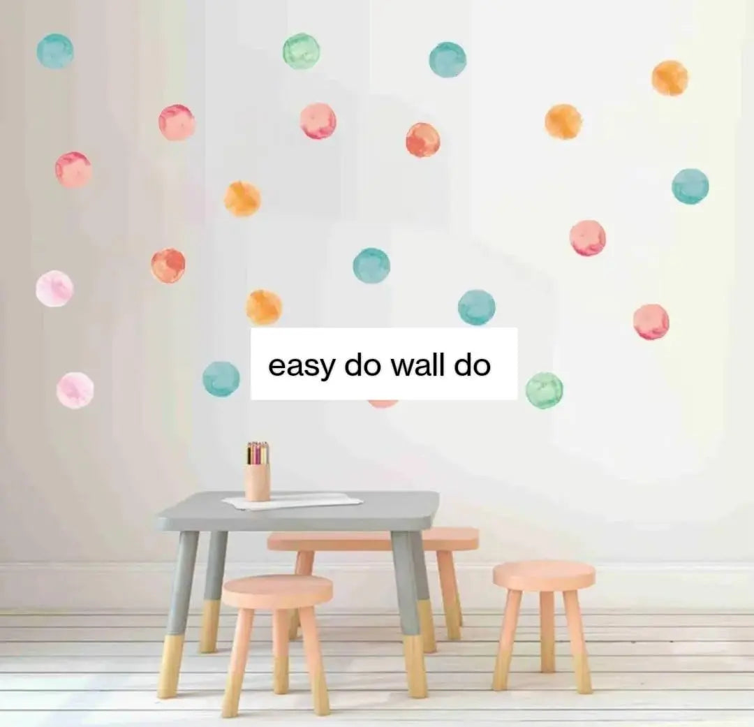 Colorful Dots Wall Stickers - Fun Kids’ Room & Home Decor Easy do Wall do