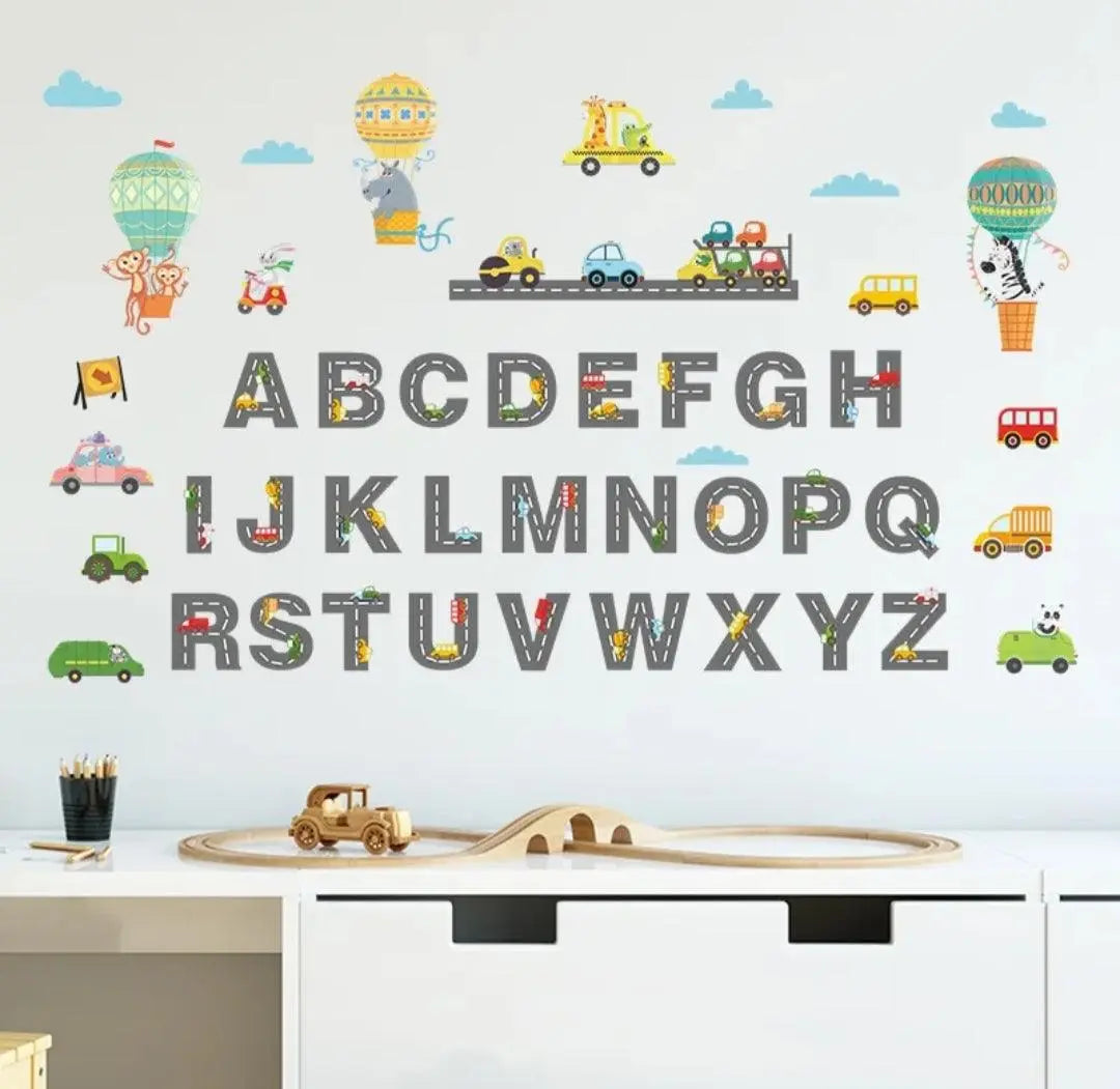 DIY Cartoon Alphabet Wall Sticker for Kids' Room Easy do Wall do