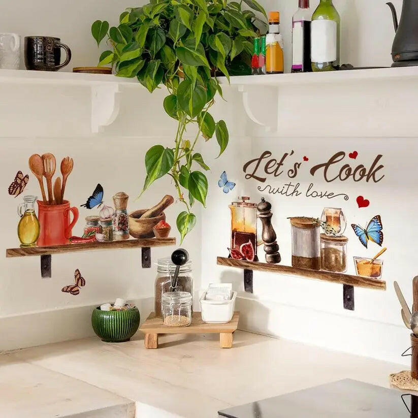 Kitchen decor wall stickers Easy do Wall do