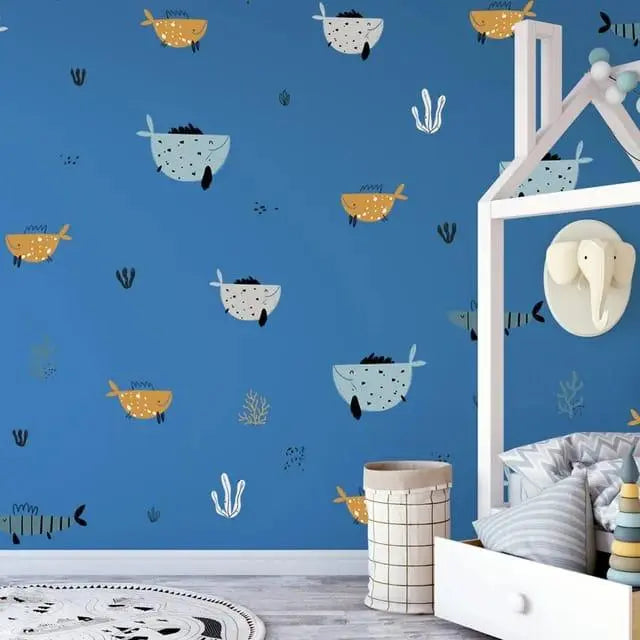 Playful Ocean Wall Stickers for Kids Easy do Wall do