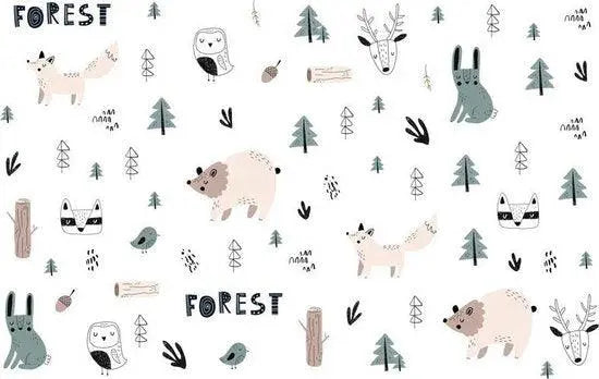 Adorable Forest Friends Wallpaper Easy do Wall do