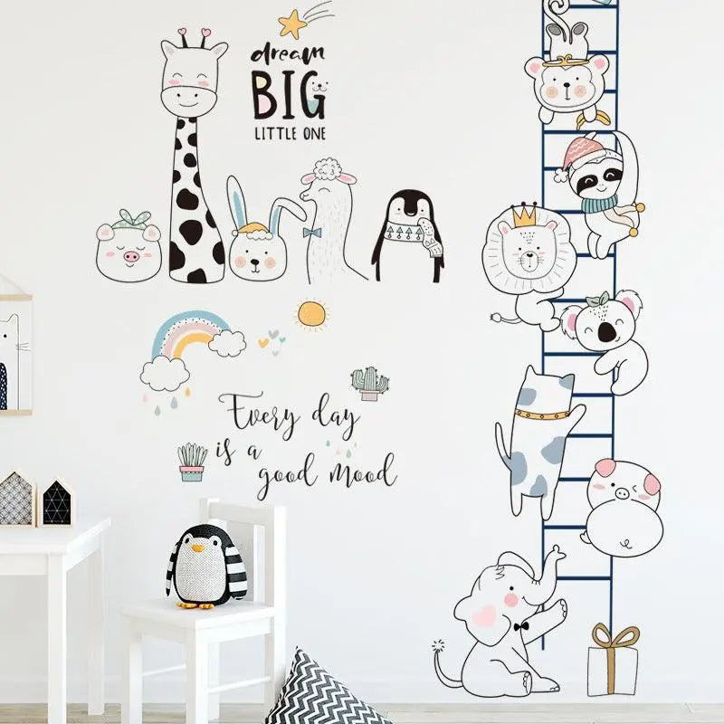 Climbing Animals Wall Stickers Easy do Wall do