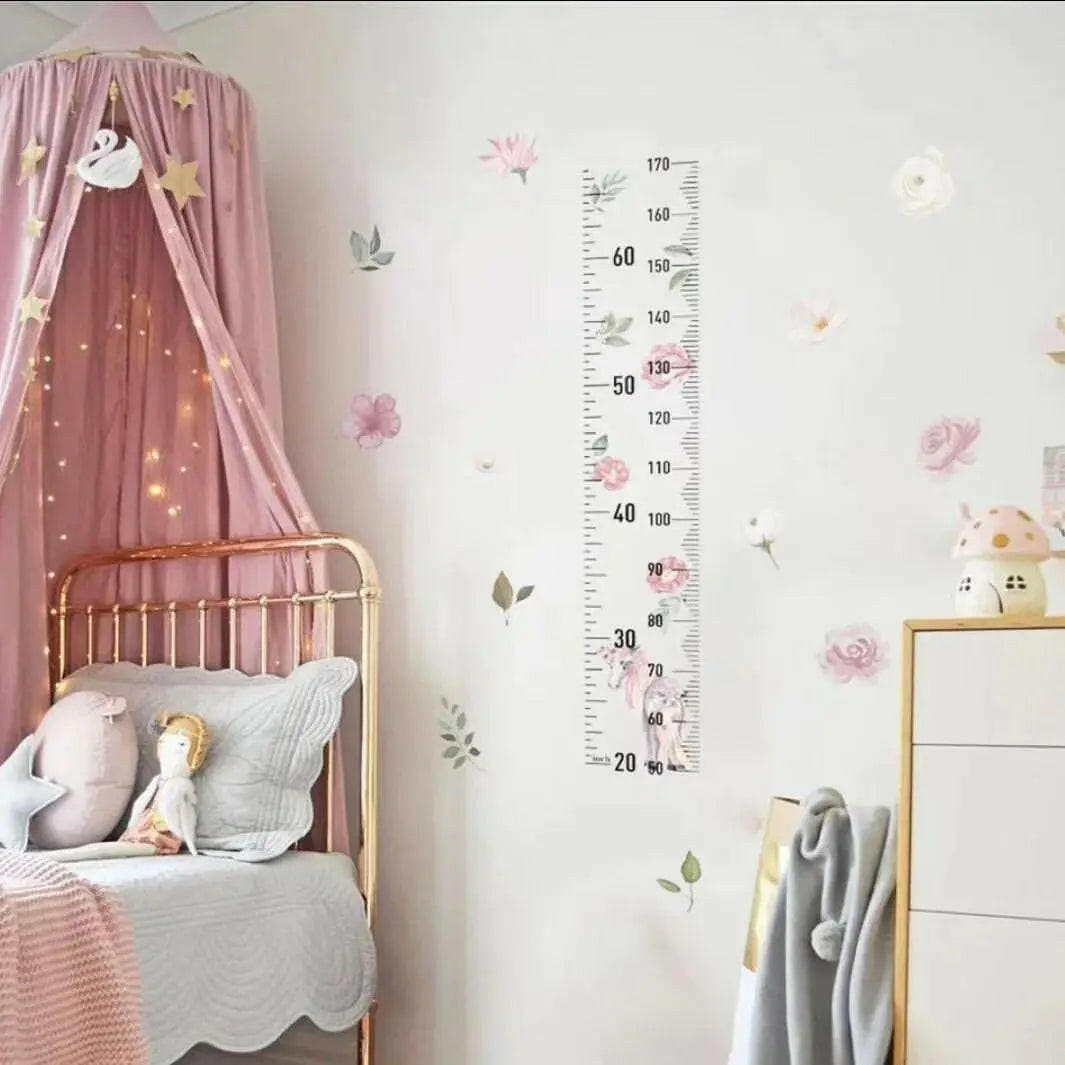 Magical Unicorn Growth Chart Wall Decal Easy do Wall do