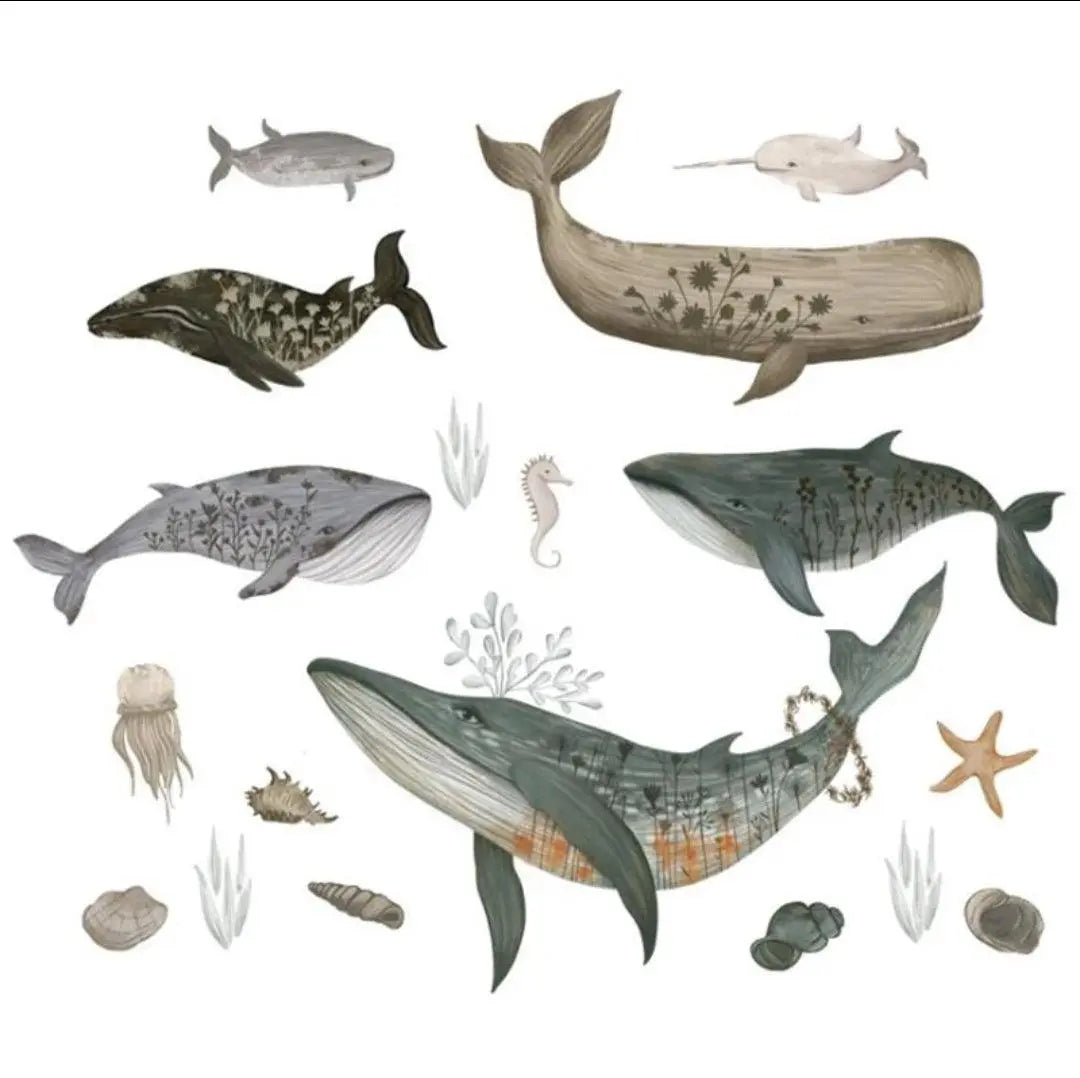 Underwater World Wall Sticker Set Easy do Wall do