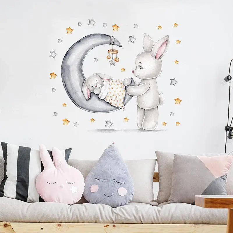 Sweet Dreams Bunny Wall Sticker Easy do Wall do