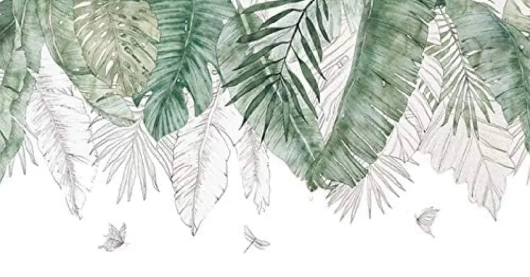 Tropical Leaf Wall Stickers Easy do Wall do