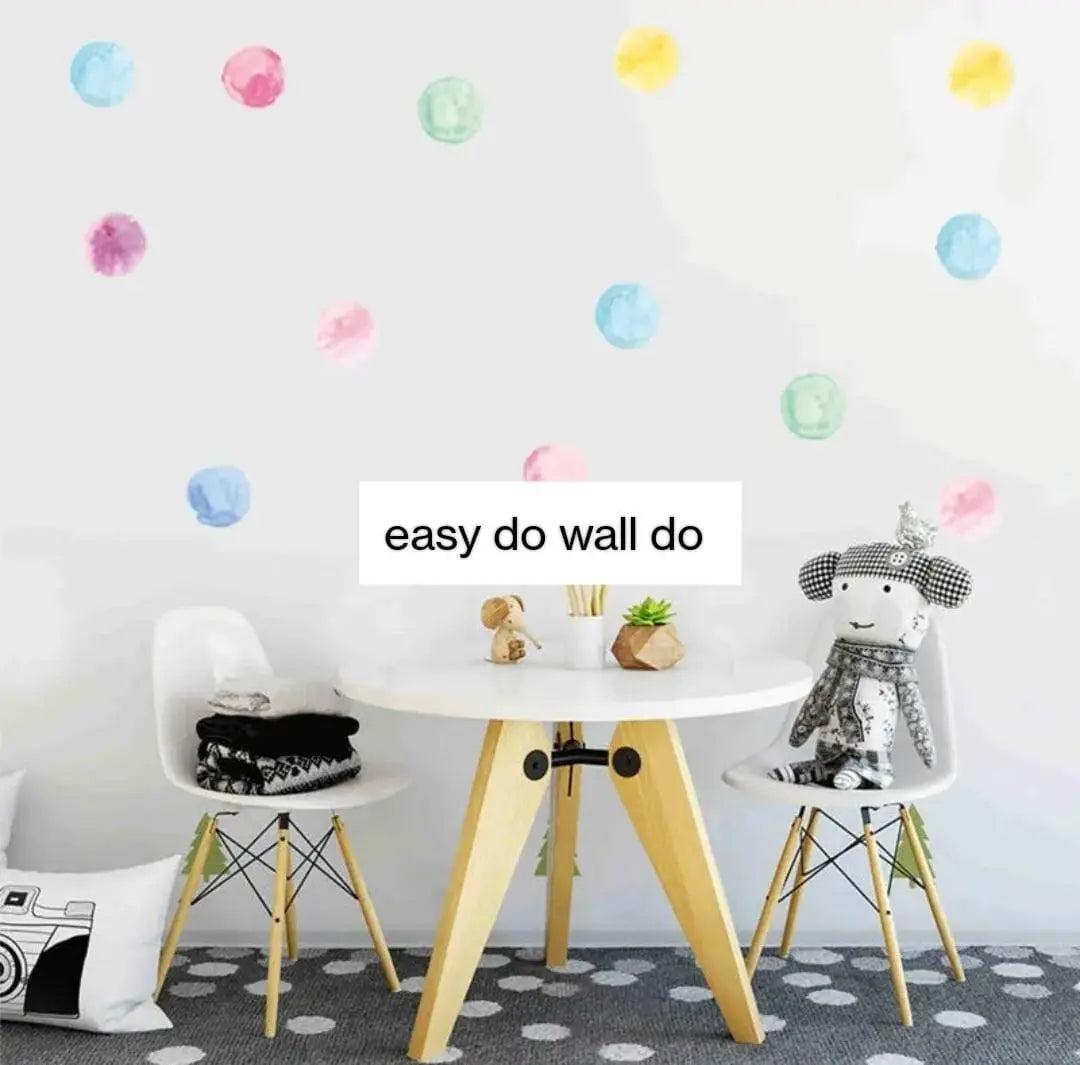 Watercolor Dot Wall Decals - Fun Kids’ Room & Home Decor Easy do Wall do