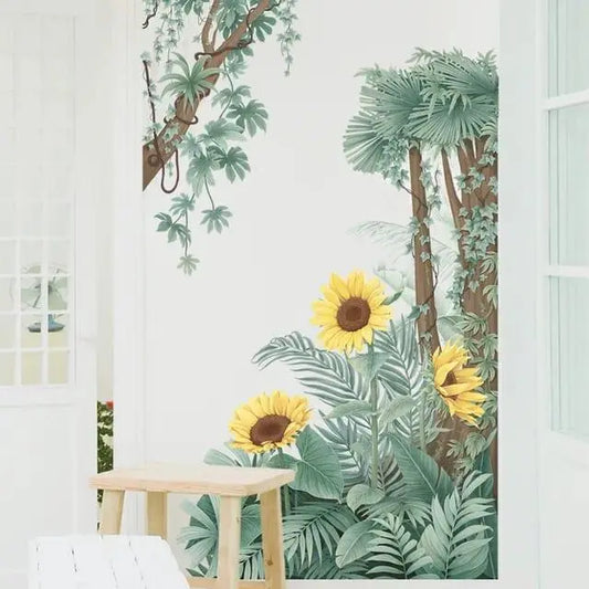 Tropical Plants Wall Stickers Easy do Wall do