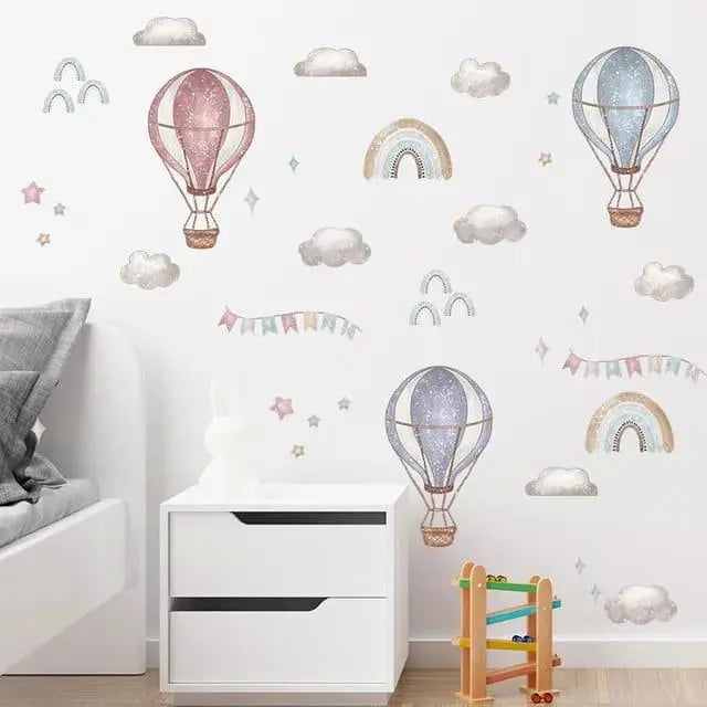 Dreamy Hot Air Balloon Wall Decals - Easy do Wall do