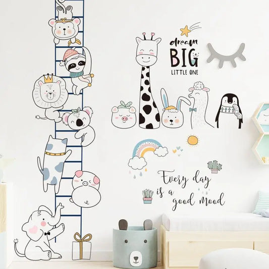 Climbing Animals Wall Stickers Easy do Wall do