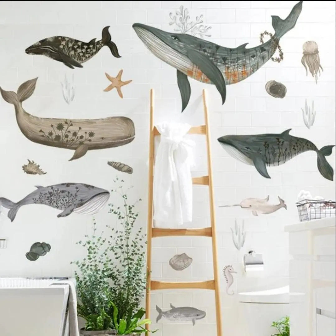 Underwater World Wall Sticker Set Easy do Wall do