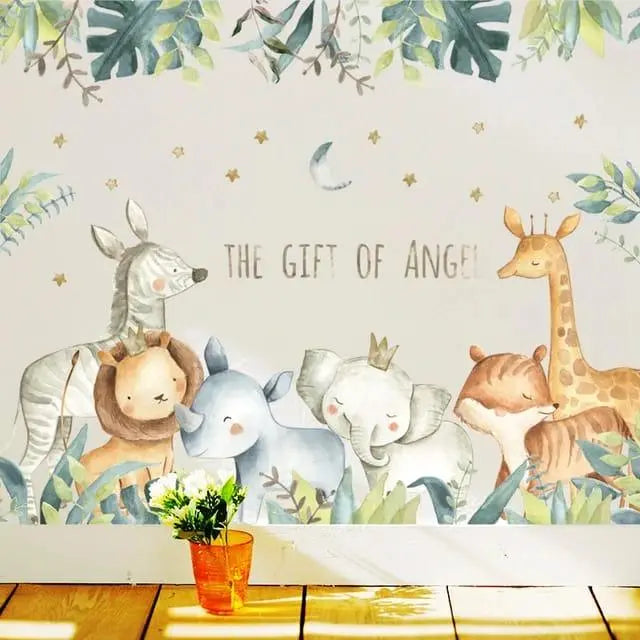 Safari Animal Wall Stickers Easy do Wall do