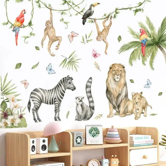 Playful Jungle Wall Stickers Easy do Wall do