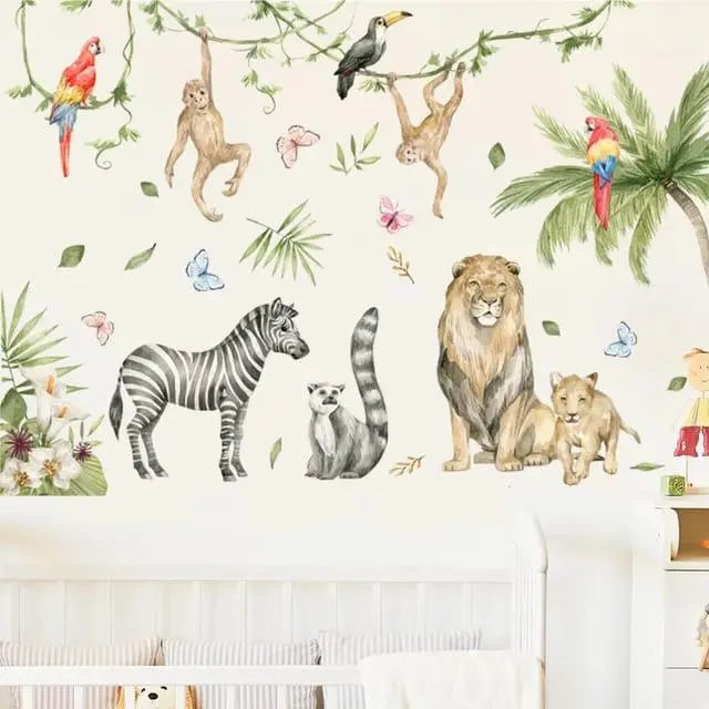 Playful Jungle Wall Stickers Easy do Wall do