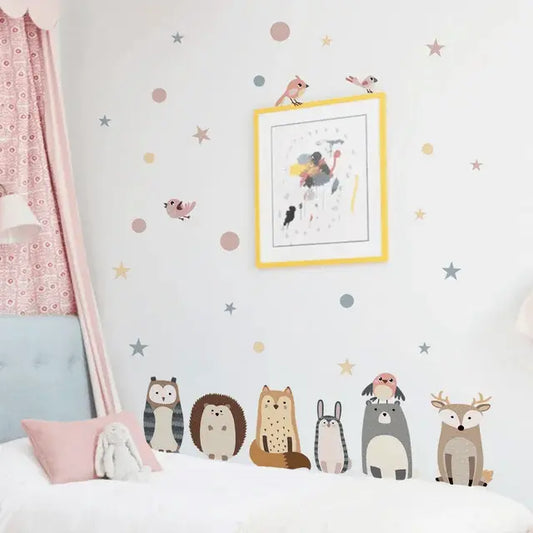 Woodland Friends Wall Sticker Set Easy do Wall do