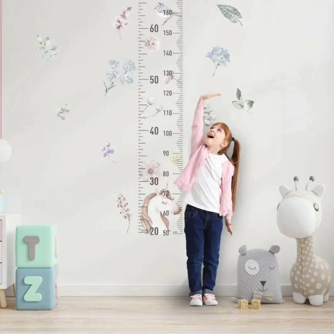 Magical Unicorn Growth Chart Wall Decal Easy do Wall do