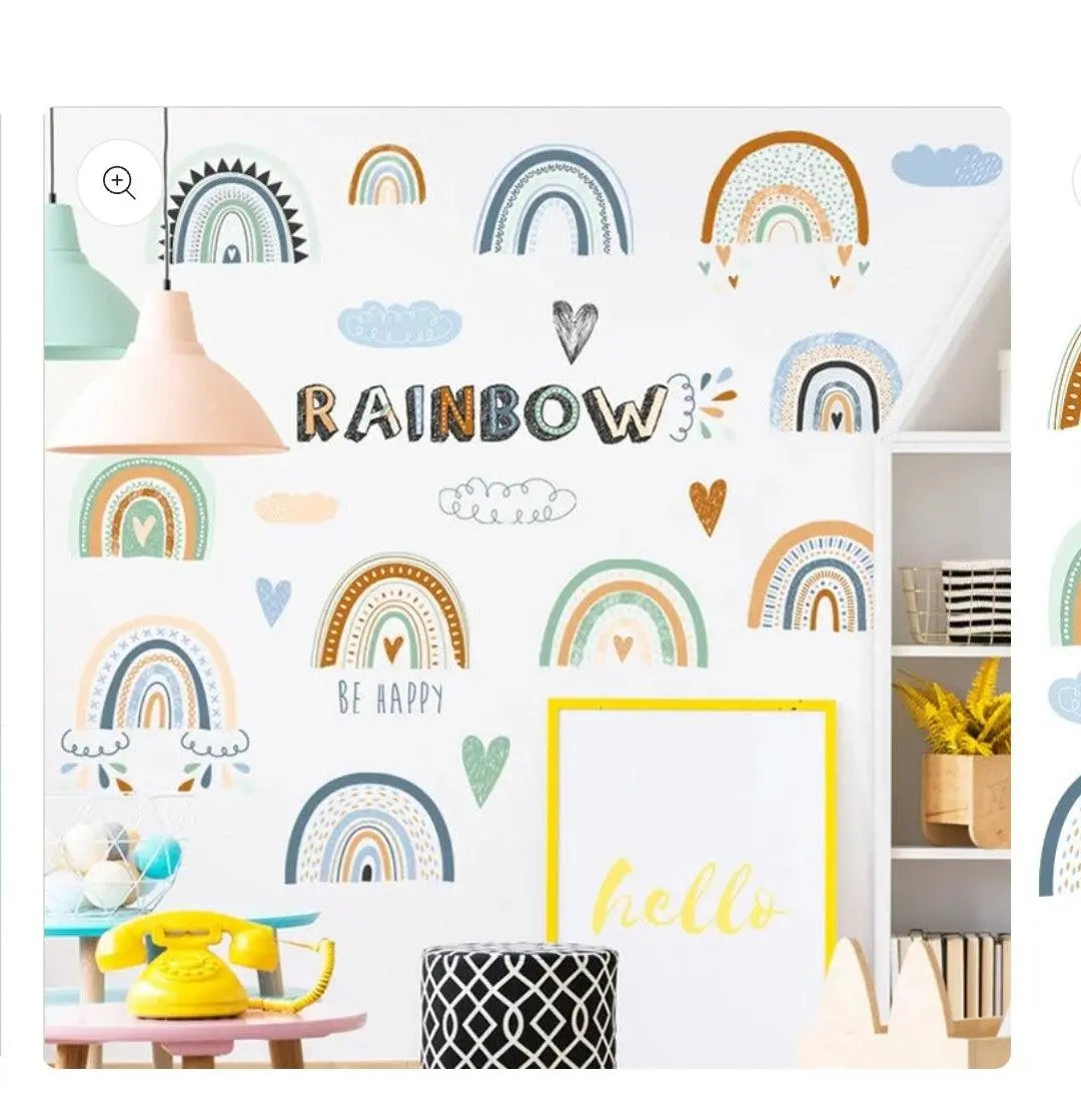 Rainbow Wall Sticker Set Easy do Wall do