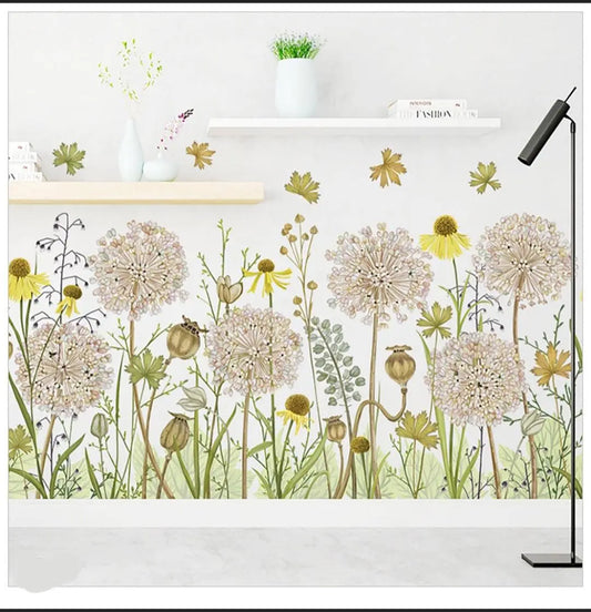 Dandelion Fields Wall Sticker Easy do Wall do