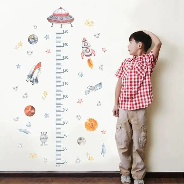 Construction Vehicle Height Chart Wall Sticker - Easy do Wall do