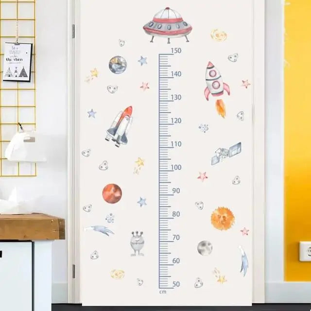 Construction Vehicle Height Chart Wall Sticker - Easy do Wall do