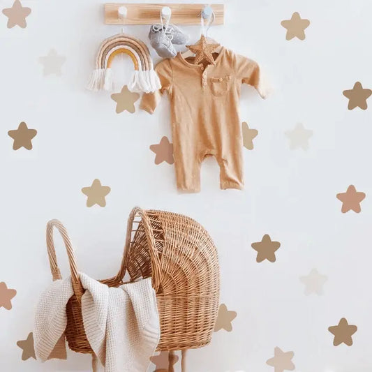 Boho Star Wall Stickers - Nursery & Kids Room Decor Easy do Wall do