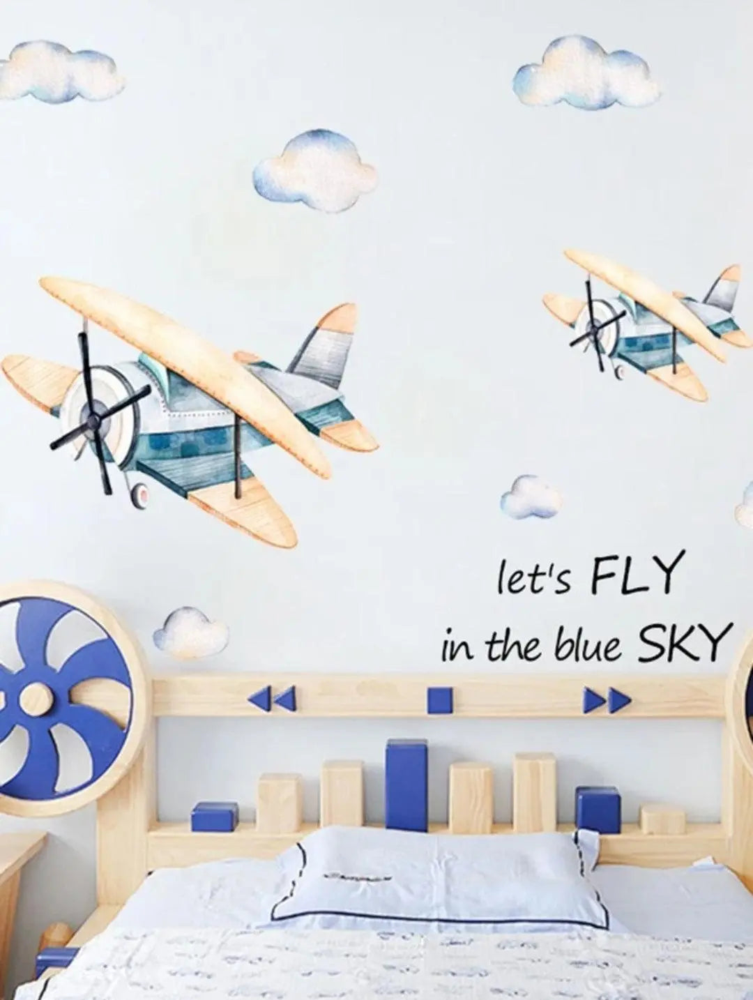 Vintage Airplane Wall Stickers - Easy do Wall do