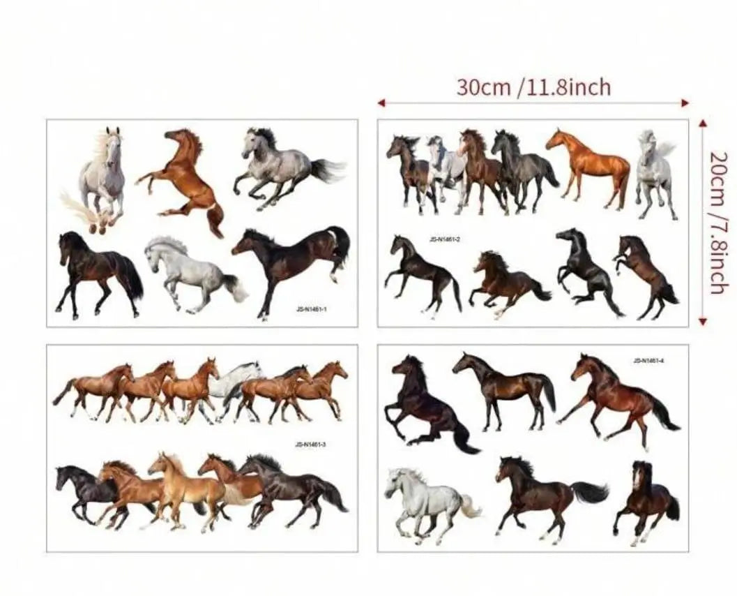 Elegant Horse Wall Stickers for Home Decor Easy do Wall do