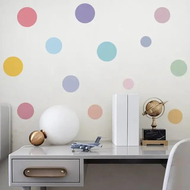 Colorful Polka Dot Wall Stickers Easy do Wall do