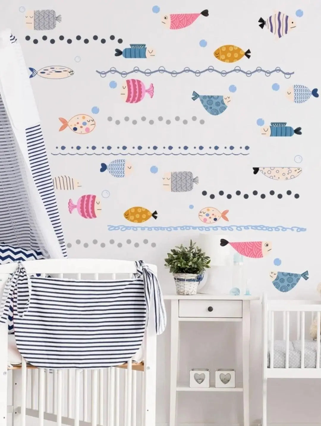 Underwater Fish Frenzy Wall Sticker Set Easy do Wall do