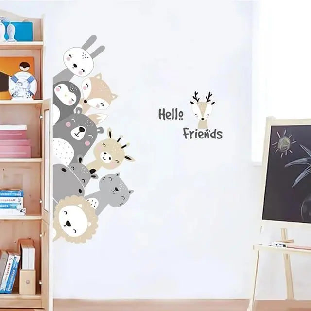 Adorable Woodland Friends Wall Stickers Easy do Wall do