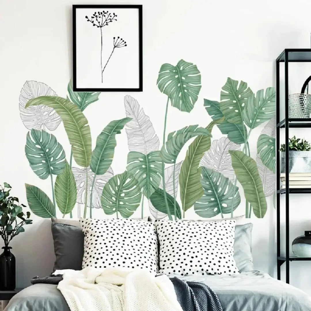 Tropical Leaf Wall Stickers Easy do Wall do