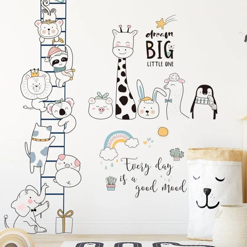 Climbing Animals Wall Stickers Easy do Wall do