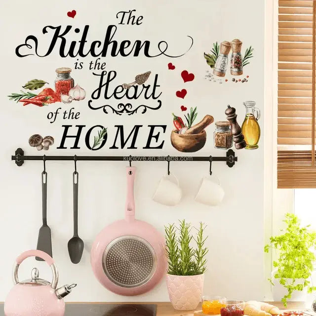 The Kitchen is the Heart of the Home Easy do Wall do