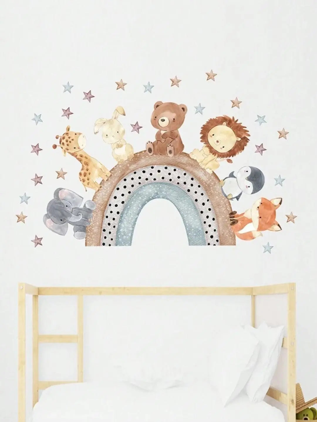 Rainbow Safari Wall Sticker Set Easy do Wall do