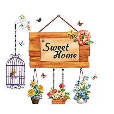 Home Decor Wall Sticker "Sweet Home" Easy do Wall do