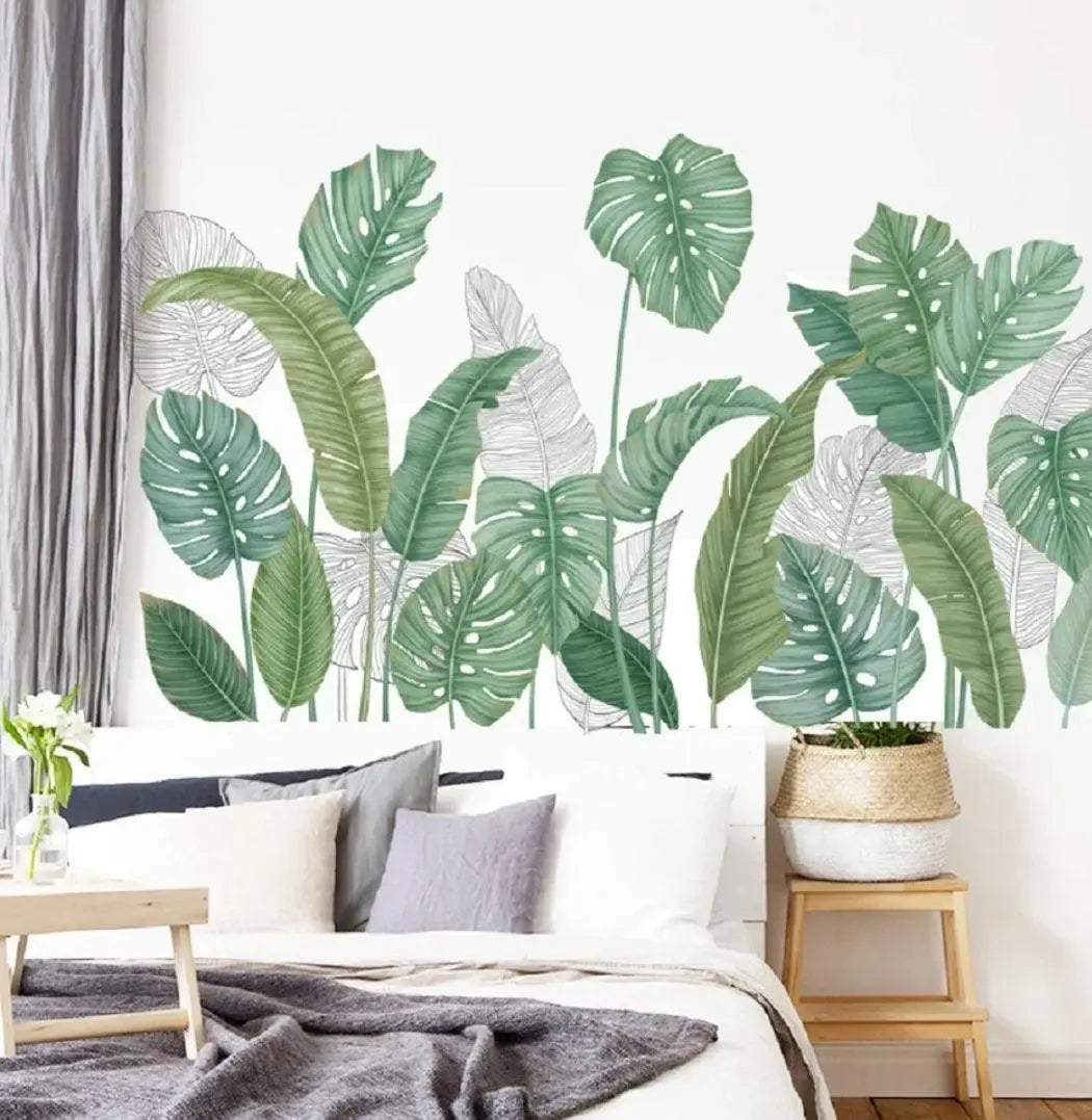 Tropical Leaf Wall Stickers Easy do Wall do