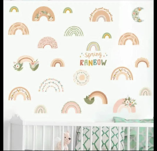 Rainbow Wall Sticker Set Easy do Wall do