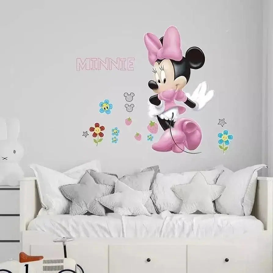 Minnie Mouse Large Wall Sticker for Girl's Room Decor Vinyl Decal Easy do Wall do