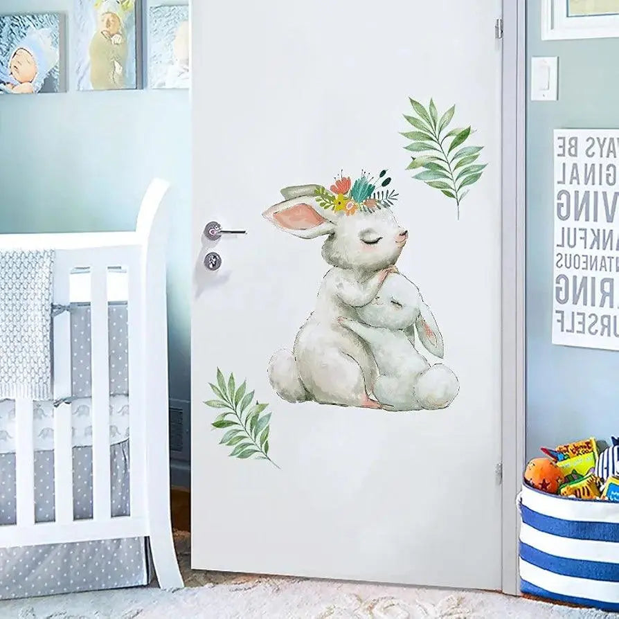 Adorable Rabbit Wall Stickers Easy do Wall do