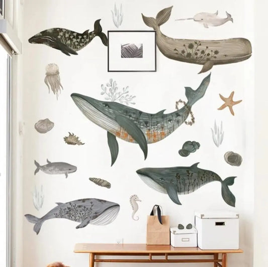 Underwater World Wall Sticker Set Easy do Wall do