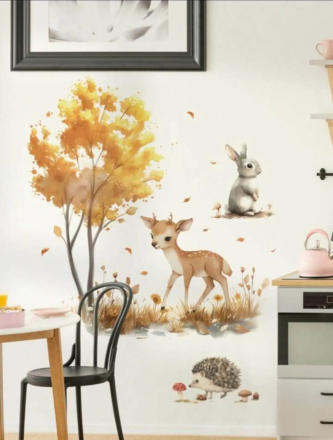 Autumn Forest Animal Wall Stickers Easy do Wall do