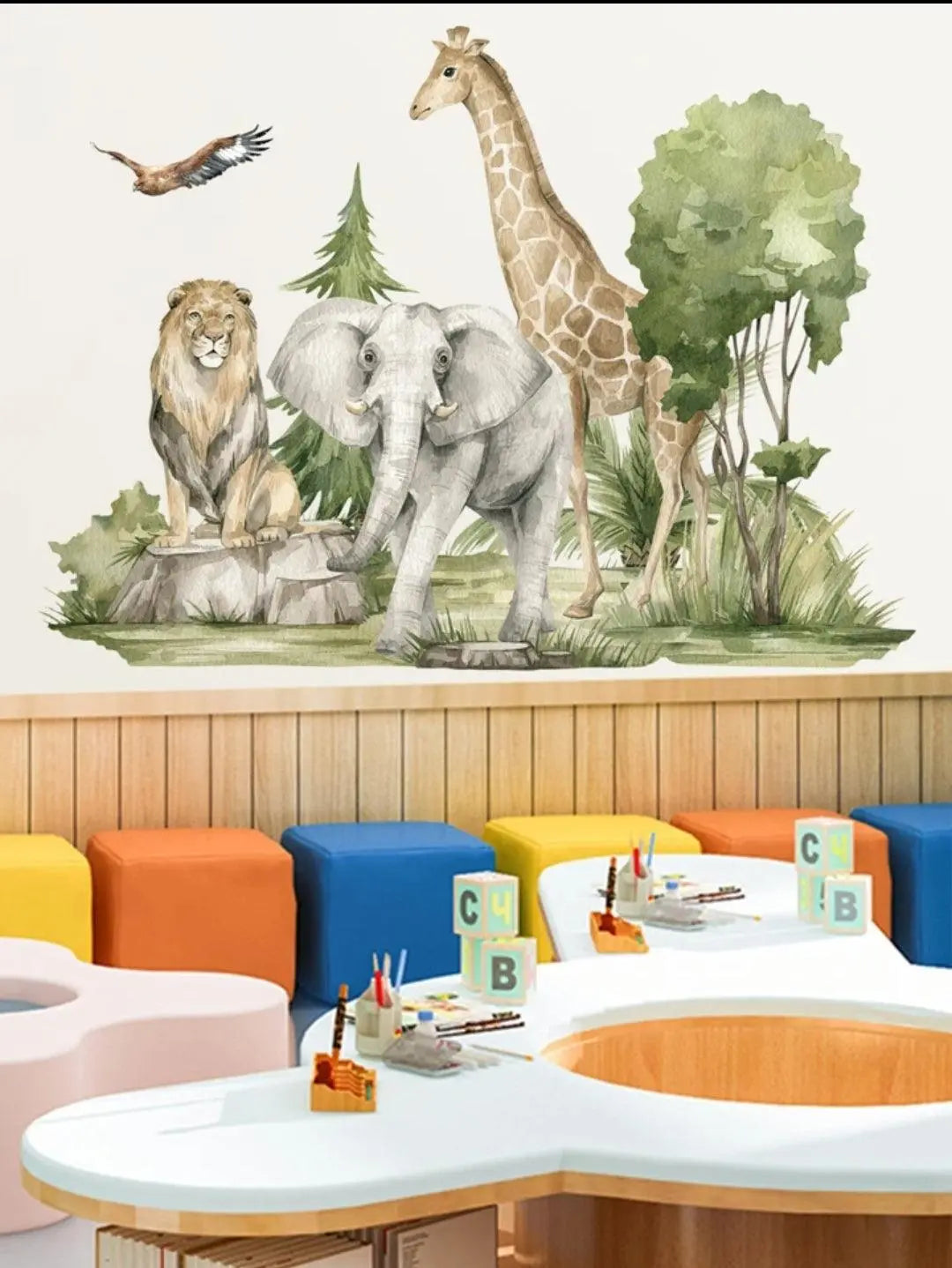 Safari Adventure Wall Stickers Easy do Wall do