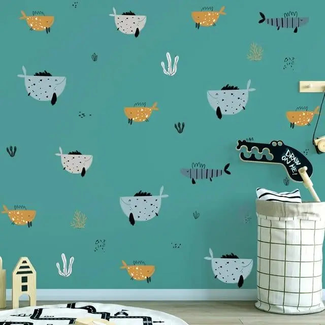 Playful Ocean Wall Stickers for Kids Easy do Wall do