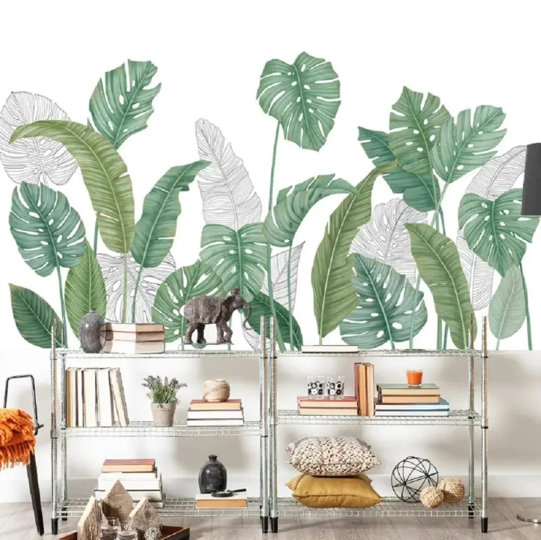 Tropical Leaf Wall Stickers Easy do Wall do