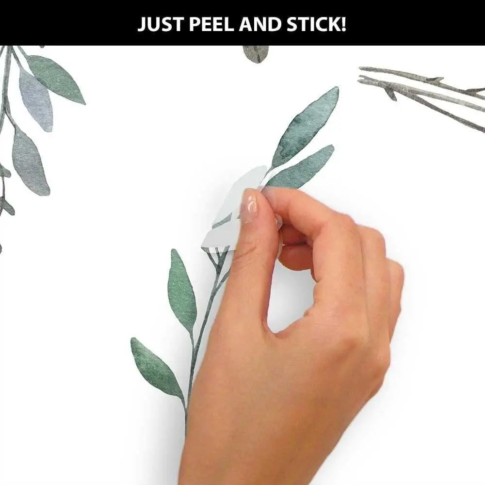 Country Leaves Peel and Stick Wall Decals Easy do Wall do