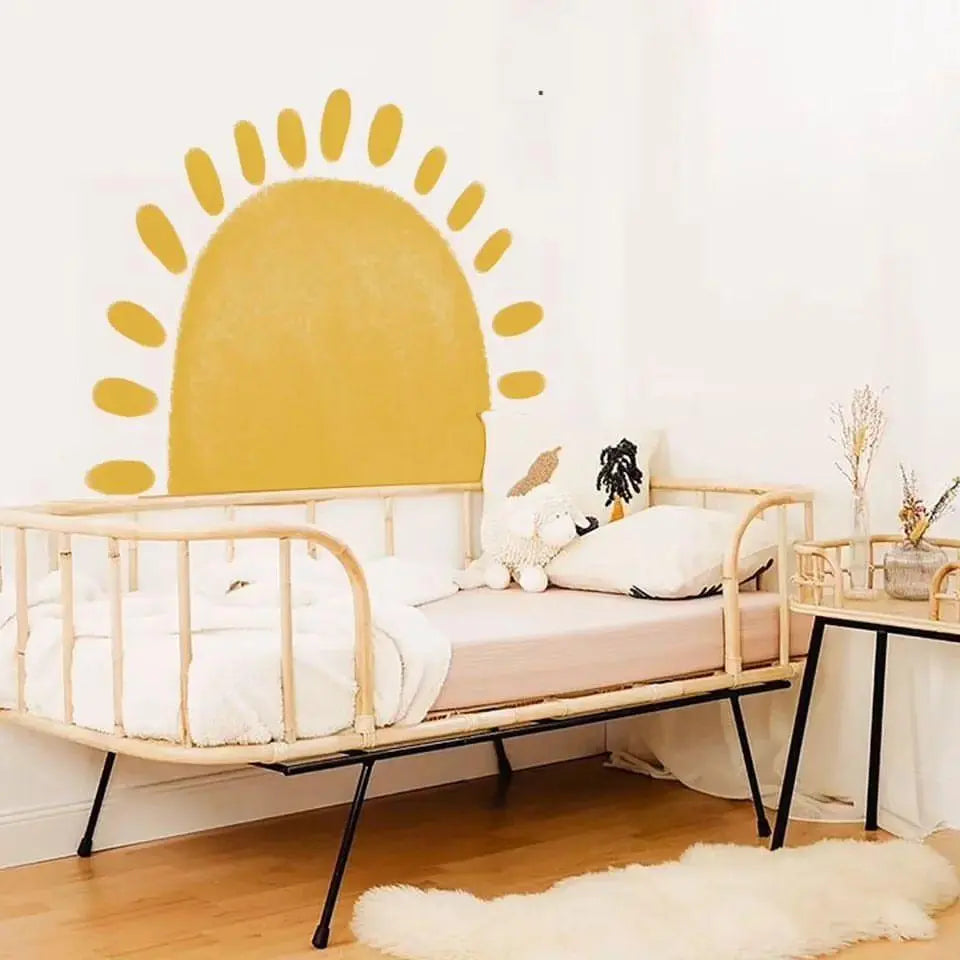 Boho Sun Vinyl Wall Decal for Nursery and Kids' Room Easy do Wall do