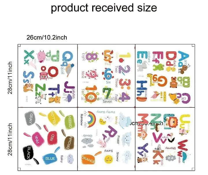 Wall Decals Alphabet Animal Stickers Easy do Wall do